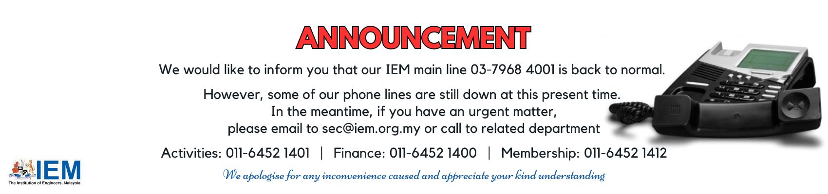 Telephone Problem